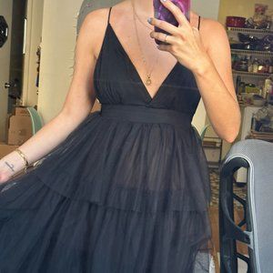 dress, open back, XS